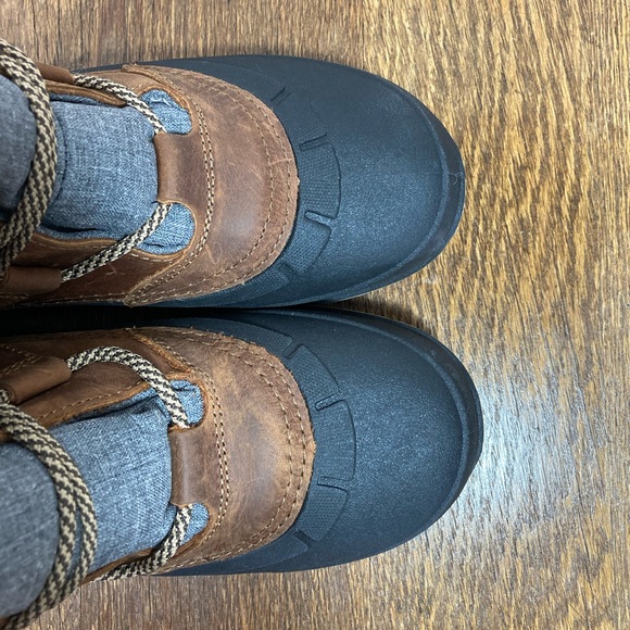 Kamik Snowgem Lace Up Waterproof Boot Women’s Size 7 Cognac - Picture 5 of 13